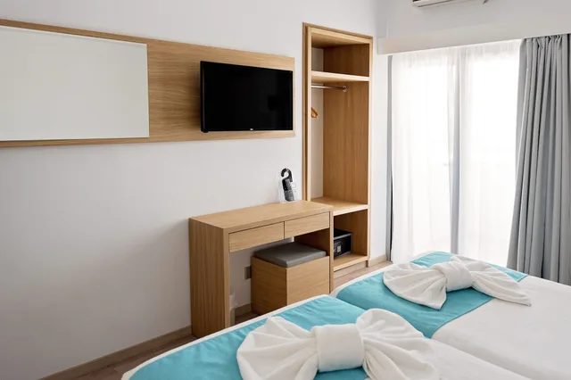 غرفة بسريرين منفصلين، Pyramos Hotel 3/4
