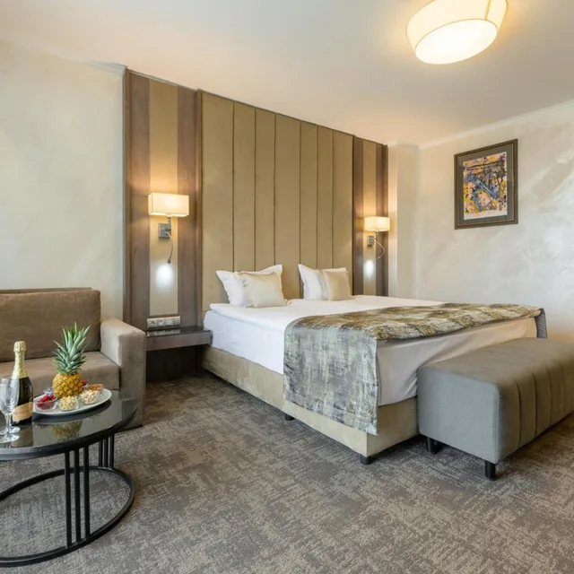 Deluxe, Double Bed, Side Sea View، Grand Hotel Sveti Vlas 6/9