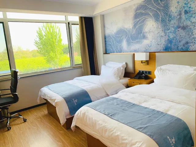 غرفة ديلوكس بسريرين منفصلين، GreenTree Inn Qingdao Laixi High-speed Railway Station Shenzhen Road Express Hotel 1/2