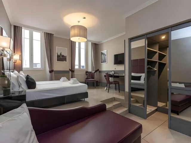 غرفة رباعية بسريرين مزدوجين، Hotel Castellino Roma 5/10