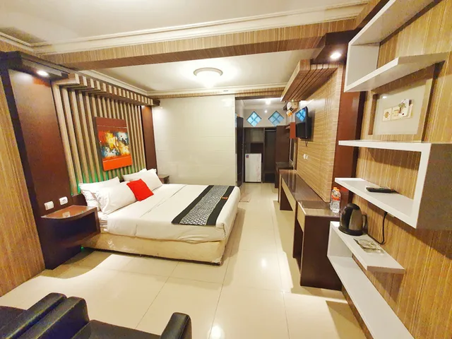 غرفة ديلوكس بسرير مزدوج، HOTEL MUKTI JAYA 2/2