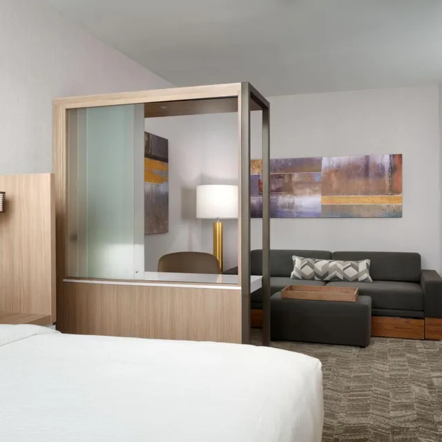 جناح بسرير كينج مع سرير سحّاب إضافي مع أريكة لذوي الإعاقة، SpringHill Suites by Marriott Phoenix Scottsdale 1/5