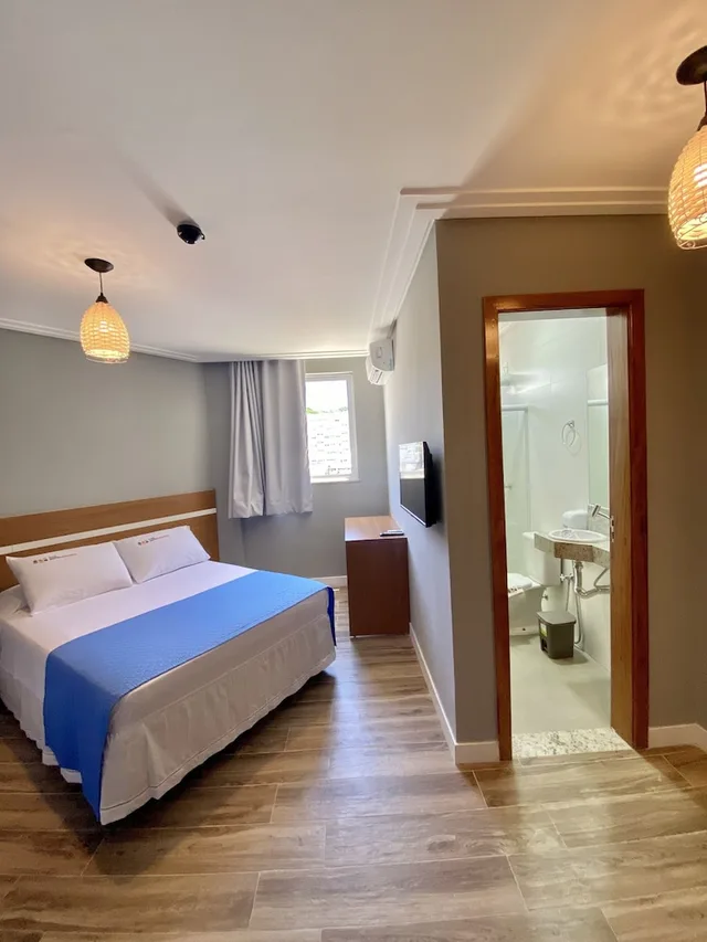 غرفة قياسية بسرير مزدوج، Porto Salvador Hotel 7/10