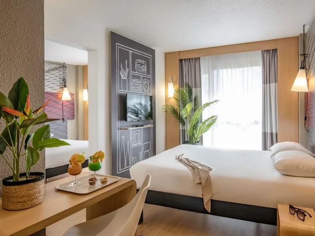 غرفة بسريرين مزدوجين، ibis Cannes Plage La Bocca 2/5