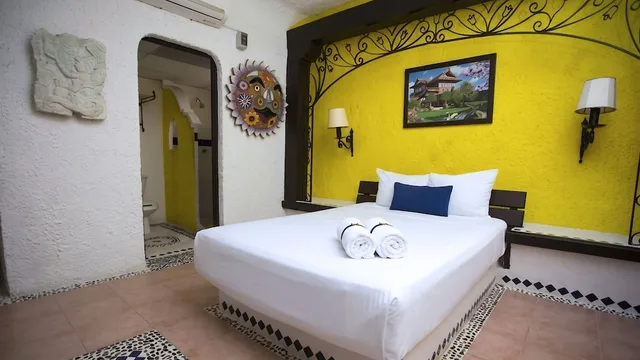 غرفة قياسية بسرير مزدوج، Xbalamque Resort and Spa 1/7