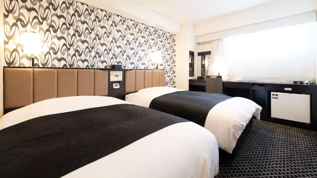 غرفة قياسية بسريرين منفصلين، Apa Hotel Tkp Tokyo Nishikasai 1/1