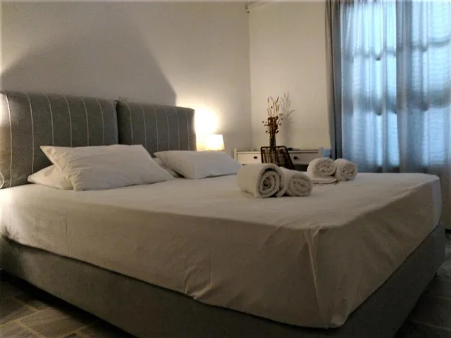 غرفة بسرير مزدوج بإطلالة على البحر، Despinas Rooms And Apartments 3/10