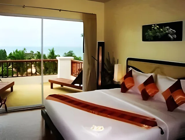 جناح بسرير مزدوج بإطلالة على البحر، LAMAI BURI RESORT 1/2