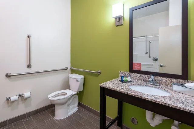 غرفة بسرير كينج لذوي الإعاقة، Sleep Inn & Suites Harbour Pointe VA 5/5