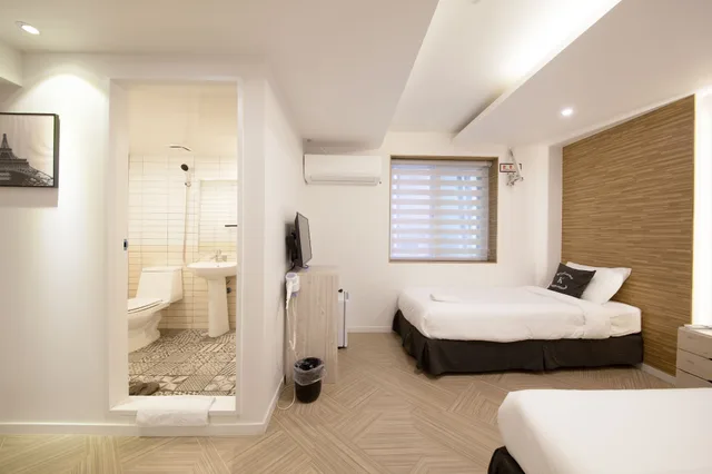 غرفة ثلاثية بسرير مزدوج وسرير فردي، K-Guesthouse Seomyeon 1 6/7