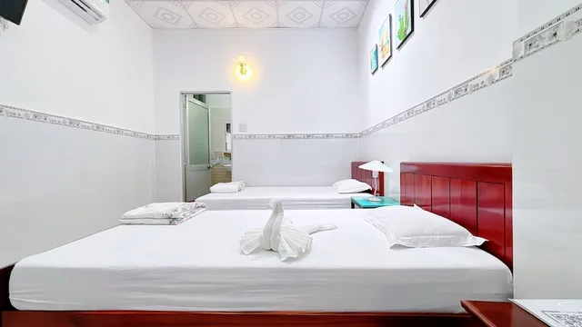 غرفة أساسية بسريرين منفصلين، Quoc Dinh Guesthouse 7/8
