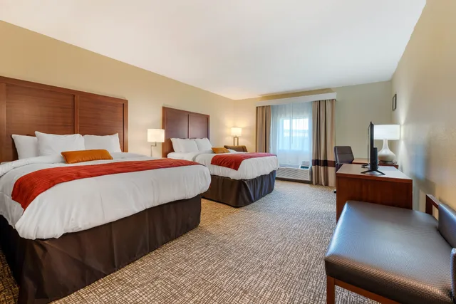 غرفة قياسية بسريرين كوين، Comfort Inn & Suites Michigan City South 2/10
