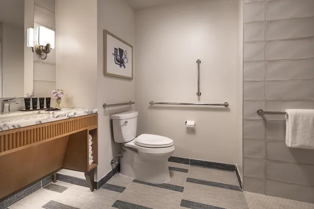 غرفة بسرير كينج في طابق مرتفع لذوي الإعاقة، Hyatt Centric Downtown Nashville 3/3