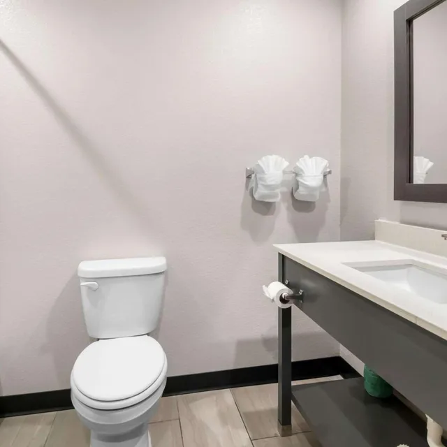 غرفة بسرير مزدوج، Clarion Pointe Fort Worth East - Arlington 4/4
