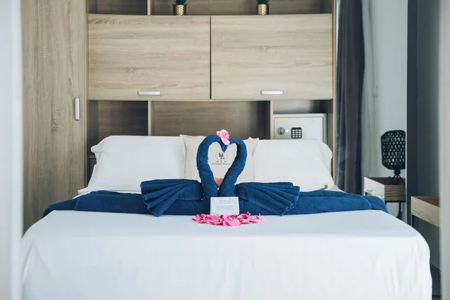 شقة عائلية بسريرين كوين بإطلالة على المدينة بغرفتي نوم بمطبخ صغير، Lindsey Hotel 1/1