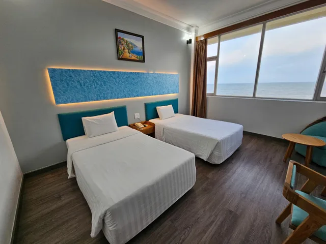 غرفة ديلوكس بسرير مزدوج أو سريرين منفصلين بإطلالة على البحر، Sammy Hotel Vung Tau 3/5