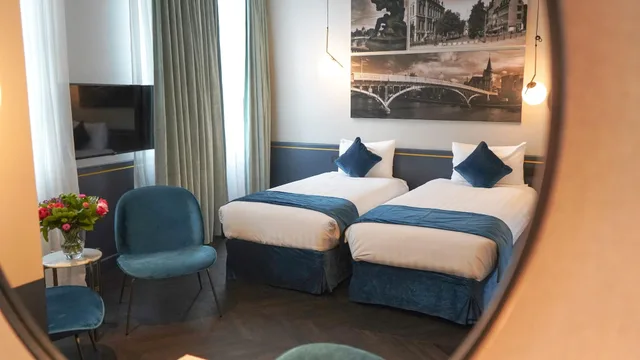 غرفة ديلوكس بسرير مزدوج، Amosa Hotel Liege & Sava Natures Cuisine 1/3