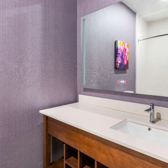 غرفة بسرير كينج بحوض استحمام لذوي الإعاقة، La Quinta Inn And Suites By Wyndham Lewisville 4/6