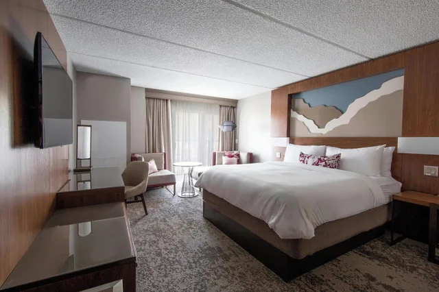 غرفة بسرير مزدوج بإطلالة، Napa Valley Marriott Hotel and Spa 3/9