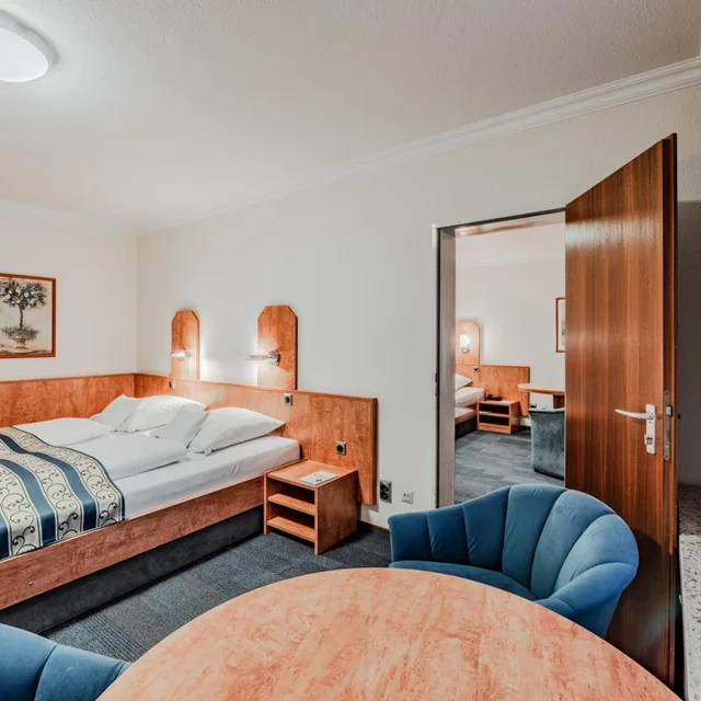 غرفة متصلة بسرير مزدوج، Room in B&B - Studio for 2 People in Hamburg Mitte, Cozy and Modern 1/8