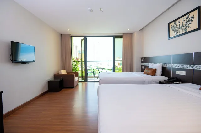غرفة ديلوكس بسرير مزدوج بشرفة، Sea Garden Hotel 4/10