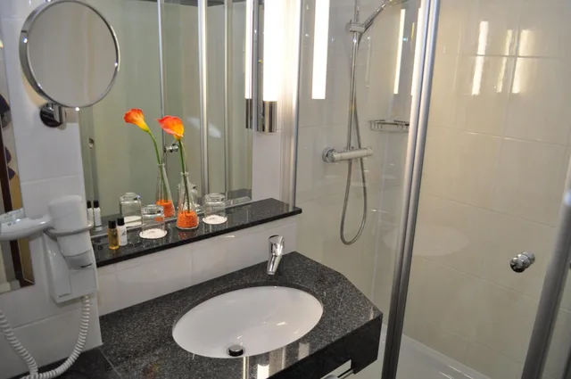 غرفة مفردة بشرفة، Ringhotel Zweibruecker Hof 4/5