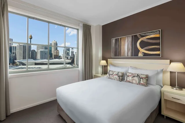 شقة بسرير كينج وسريرين منفصلين بإطلالة على المدينة بغرفتي نوم، Oaks Sydney Goldsbrough Suites 7/10