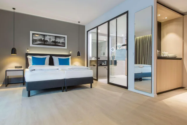 غرفة بريميوم بسرير مزدوج، RADISSON BLU HOTEL, MANNHEIM 1/1