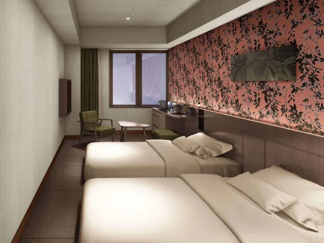 Room, Twin Beds, Building 2، Sansuien 1/1
