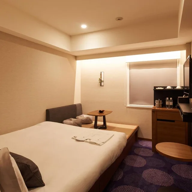 غرفة قياسية بسرير مزدوج، Hotel Ryumeikan Tokyo 3/5