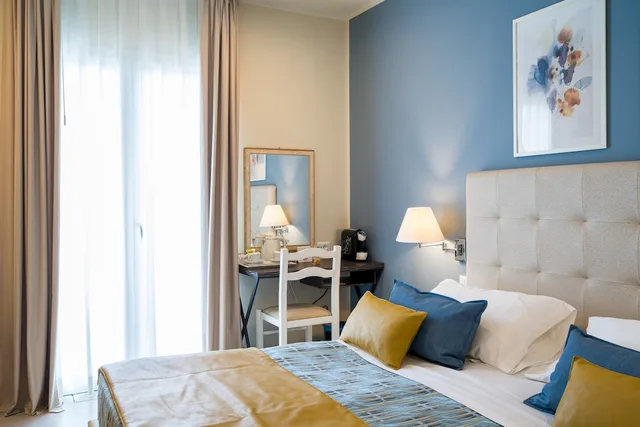 غرفة سوبيريور ثلاثية بثلاثة أسرّة بإطلالة على البحر، Hotel Rivage Taormina 2/3