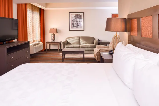 جناح بسرير كينج بحوض استحمام لذوي الإعاقة، Holiday Inn Amarillo West Medical Center 1/2