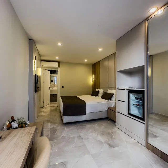 غرفة بسرير مزدوج بإطلالة على الحديقة، Quality Gold Suite Hotel 2/4