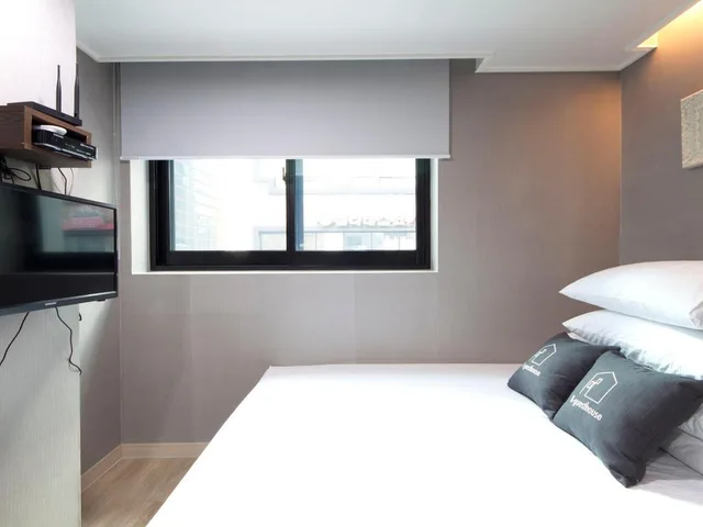 غرفة قياسية بسرير مزدوج، K-Grand Hostel Gangnam 1 1/1