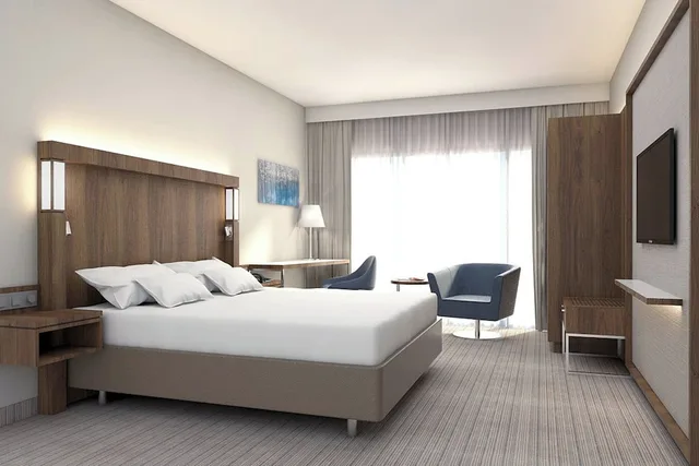 غرفة قياسية بسرير كينج بإطلالة على الفناء، Courtyard by Marriott Szczecin City 2/6