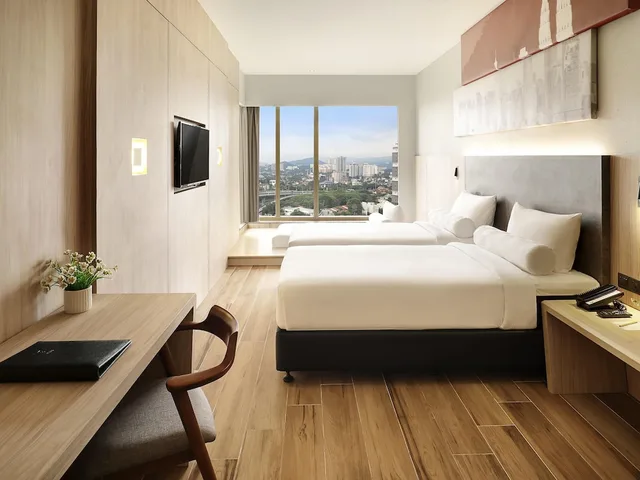 غرفة ديلوكس بسريرين منفصلين، Ibis Kuala Lumpur City Centre 4/9