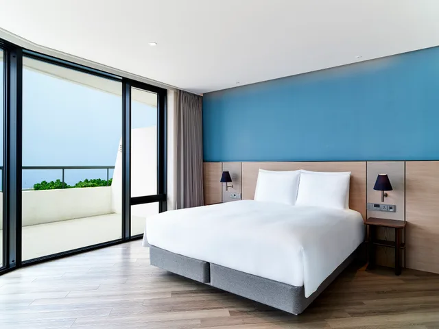 جناح جونيور عائلي بسريرين منفصلين، Parnas Hotel Jeju 1/1