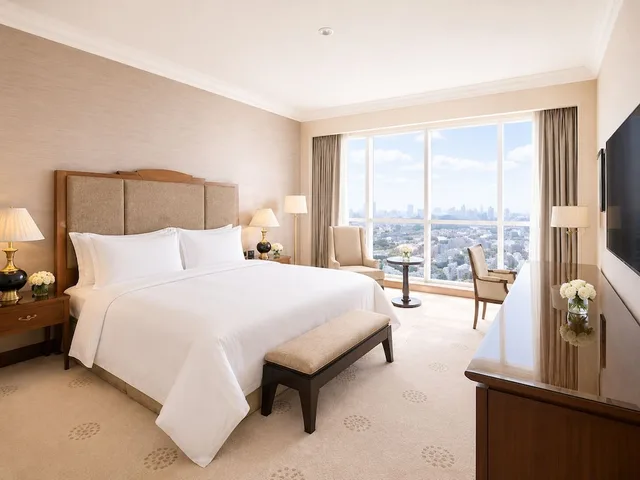 غرفة ديلوكس بسريرين منفصلين، Dusit Thani Abu Dhabi 7/10