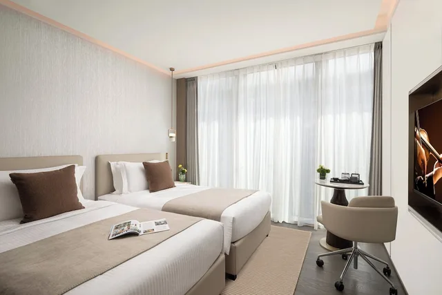 شقة تنفيذية بسرير كينج وسريرين منفصلين بـ3 غرف نوم، Ascott Pazhou Guangzhou 2/5