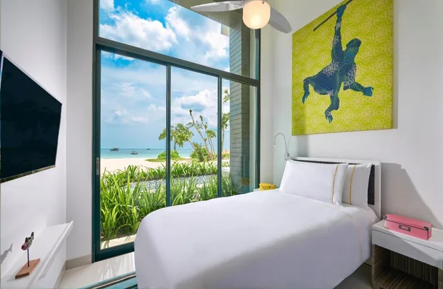 لوفت بسرير كوين وسرير فردي بإطلالة على البحر بغرفتي نوم، Cassia Bintan 6/11