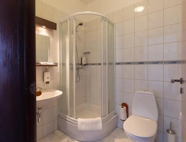 غرفة بسرير مزدوج أو سريرين منفصلين، Guesthouse Hamar 2/2