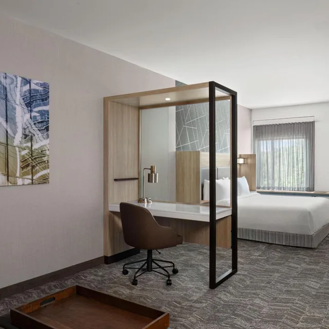 جناح بسرير كينج مع سرير سحّاب إضافي مع أريكة، SpringHill Suites Kalamazoo Portage 4/4