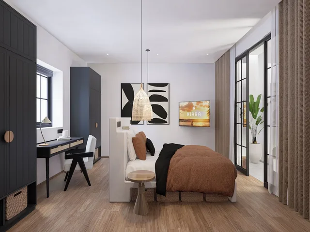 جناح بريميير بسريرين كينج وسرير فردي بـ3 غرف نوم، Kiara Beachtown Nusa Dua 5/9