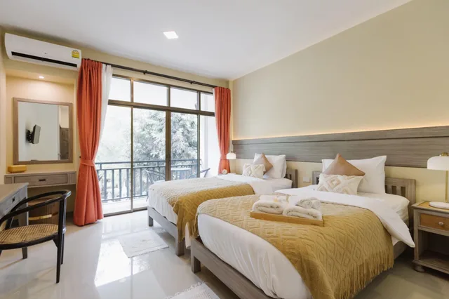 غرفة بسرير كوين، Radateeree Boutique Chiang Mai 2/2