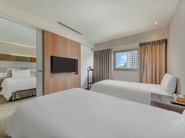 غرفة ديلوكس رباعية بسريرين كوين، Guide Hotel Taipei Chongqing 2/7