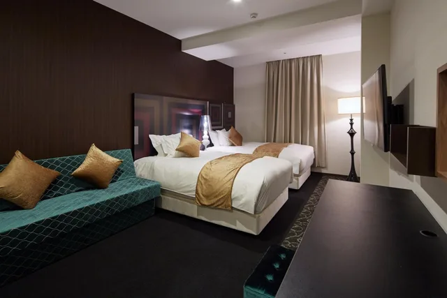 Semi Room, Superior, 2 Semi Double Beds, with Extra Bed، Centurion Hotel Grand Kobe Station 1/2