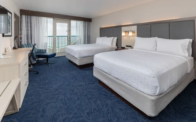 غرفة قياسية بسريرين كوين لذوي الإعاقة، Holiday Inn Express Pensacola Beach 3/10