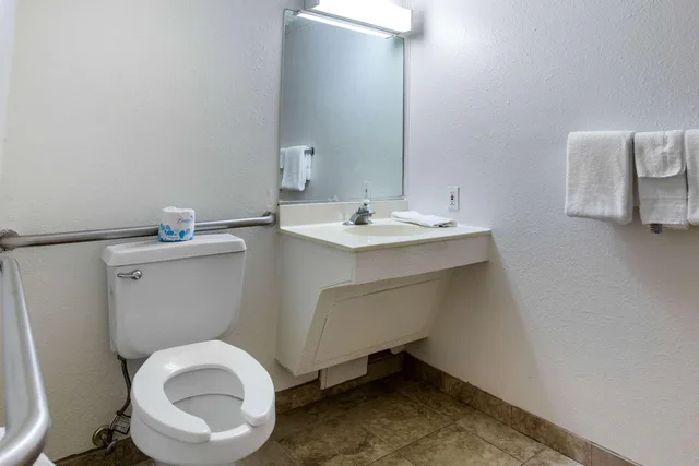 غرفة بسرير كينج لذوي الإعاقة، Rodeway Inn Auburn Hills - Detroit 4/4