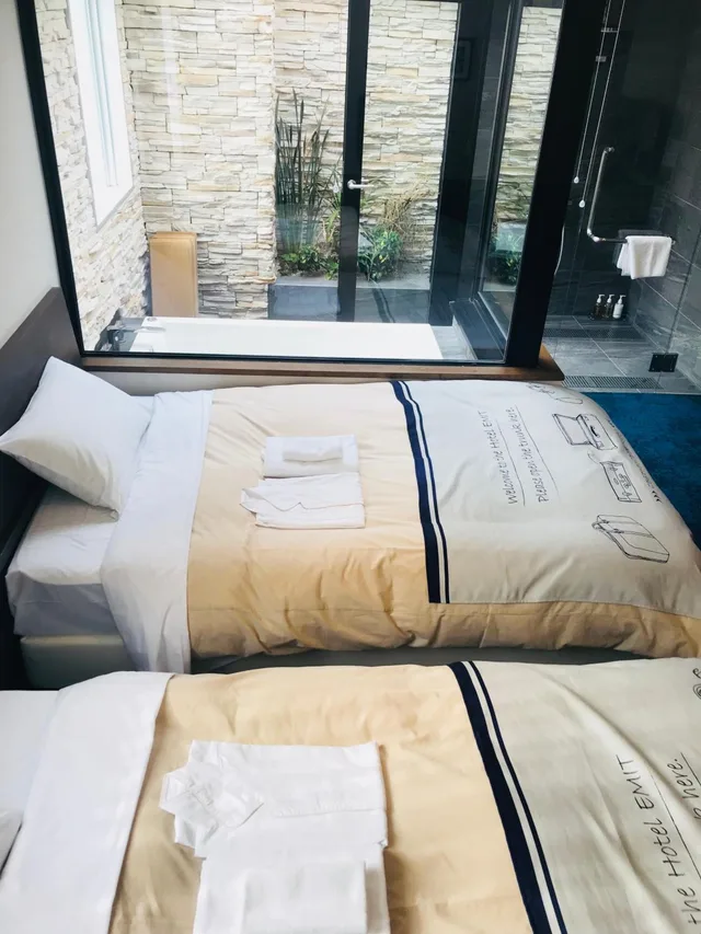 غرفة بسريرين منفصلين، Hotel Emit Ueno 2/6