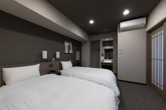 غرفة كومفورت ديلوكس بسريرين منفصلين، Hotel Route Inn Kyoto Maizuru -Nishi Maizuru Ekimae- 2/5
